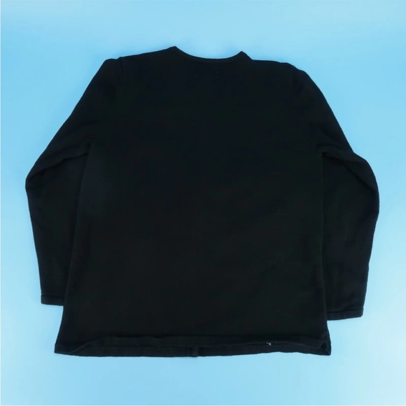 The Quaker Factory VTG Embroidered Christmas Winter Scenery Sweater Size M - Picture 3 of 6